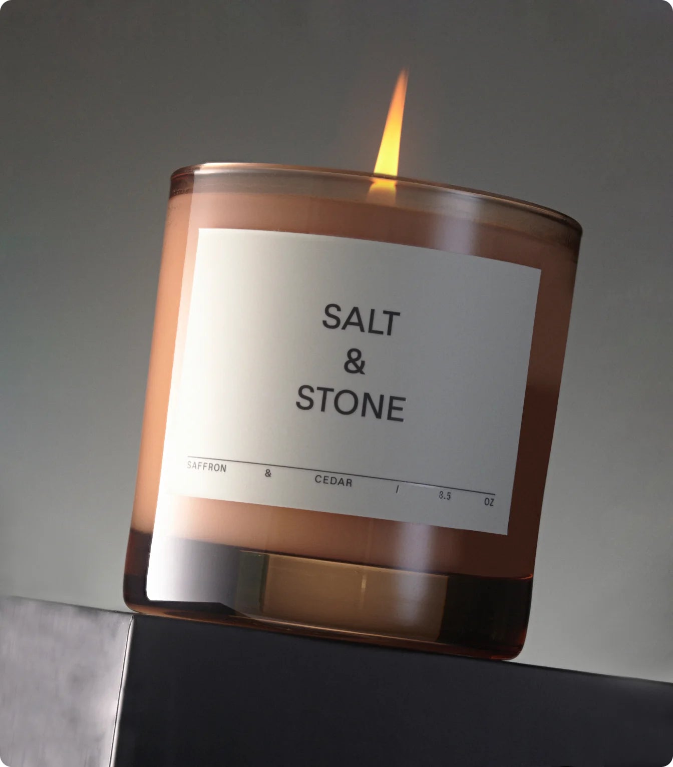 Salt & Stone Candle Saffron & Cedar