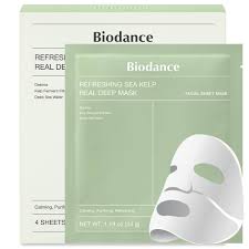 Biodance Refreshing Sea Kelp Real Deep Mask X4 Set